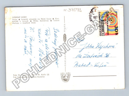 Pohlednice Jizerské hory koláž motivů (M39593)