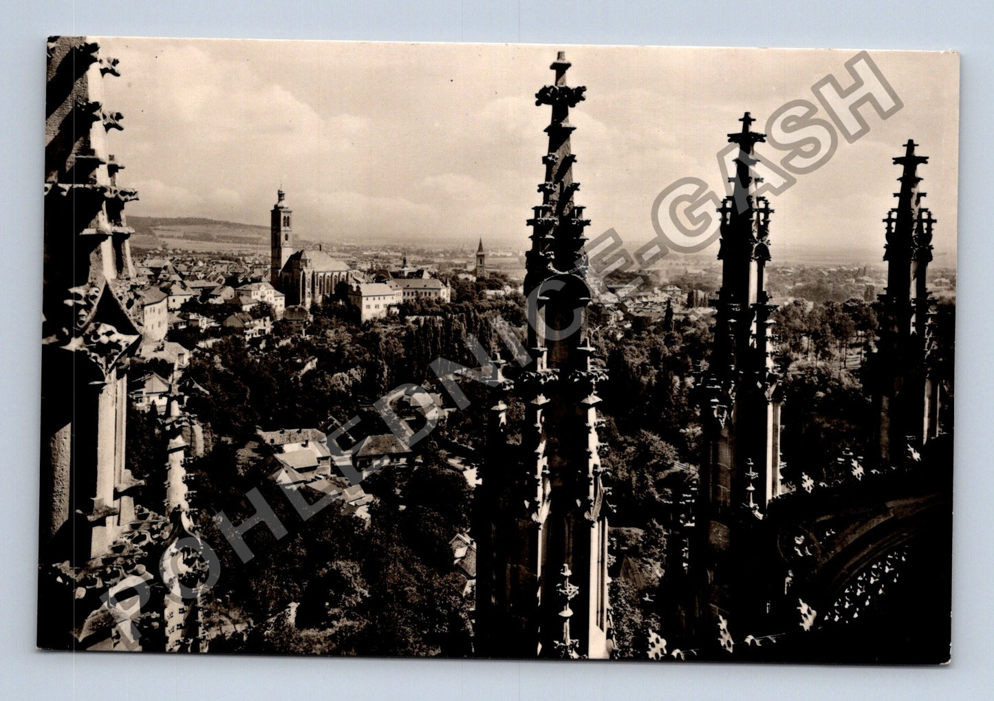Pohlednice Kutná Hora celkový pohled svatobarborská katedrála (M39594)