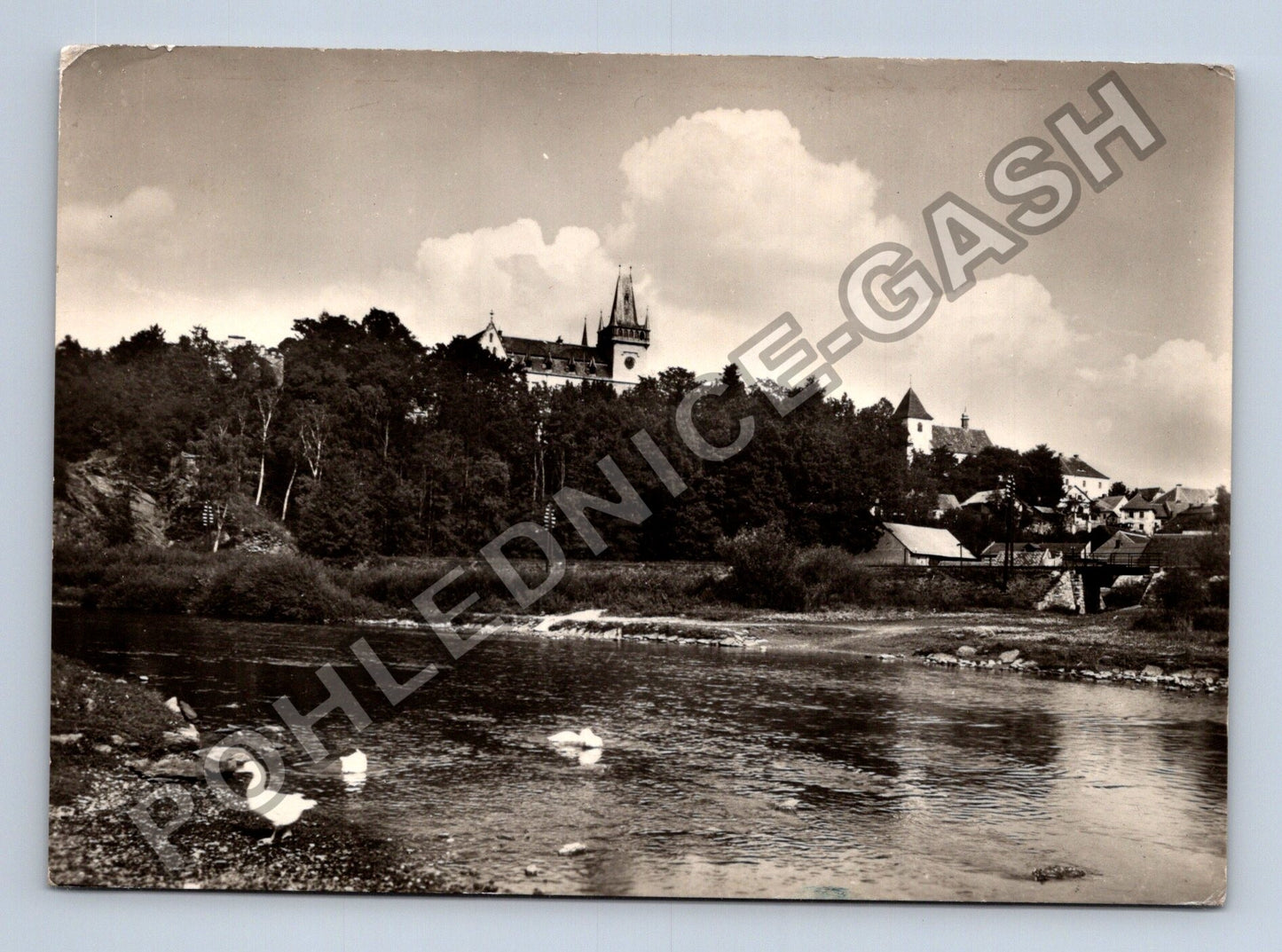 Pohlednice Zruč nad Sázavou okr Ledeč nad Sázavou 1959 (M39595)