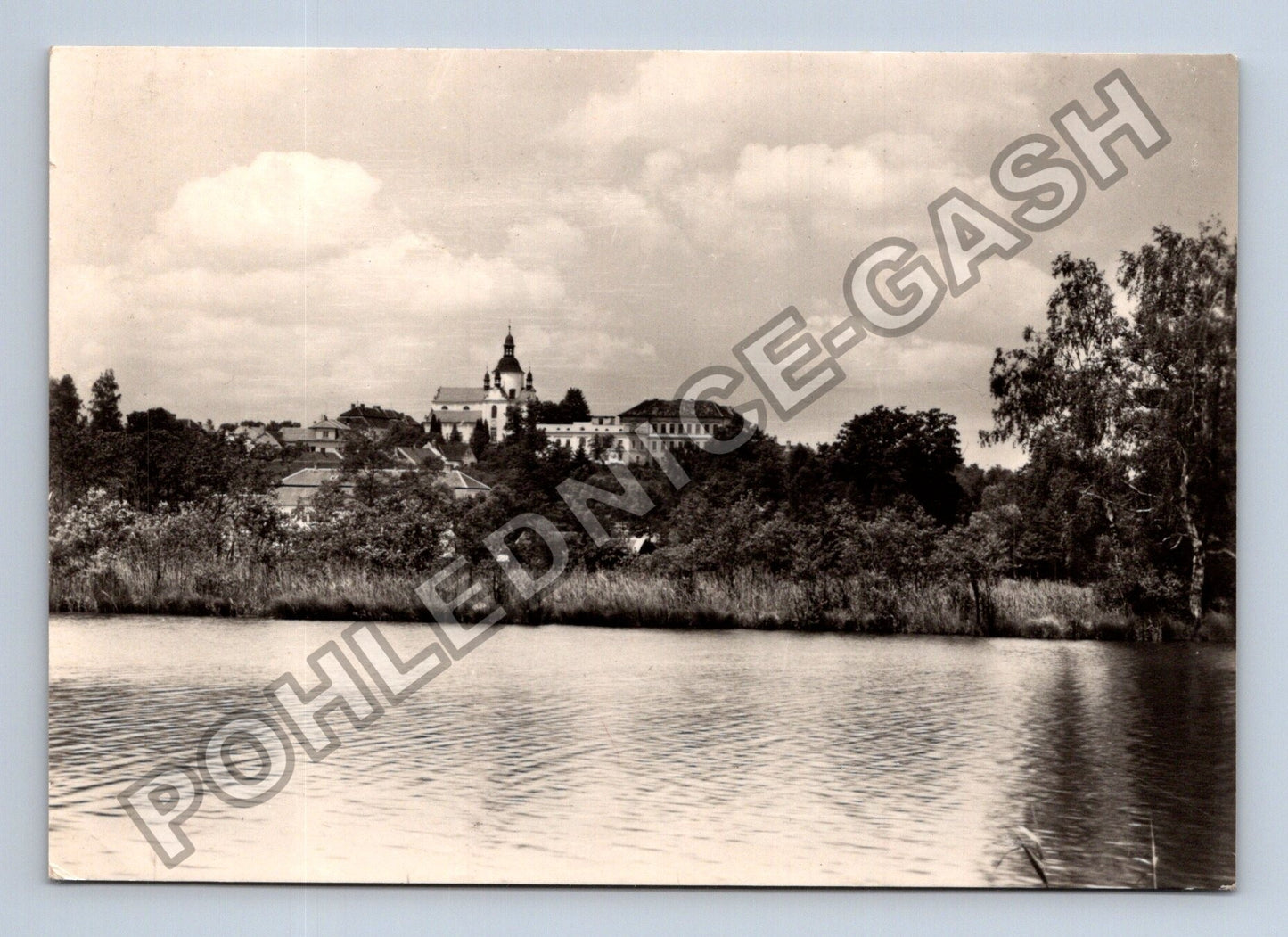 Pohlednice Chlum u Třeboně Rybník Hejtman 1962 (M39611)