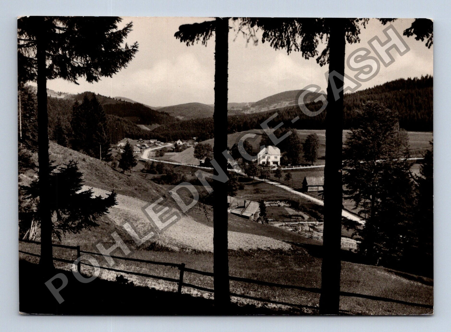 Pohlednice Javorníky obec Makov horská krajina (M39612)