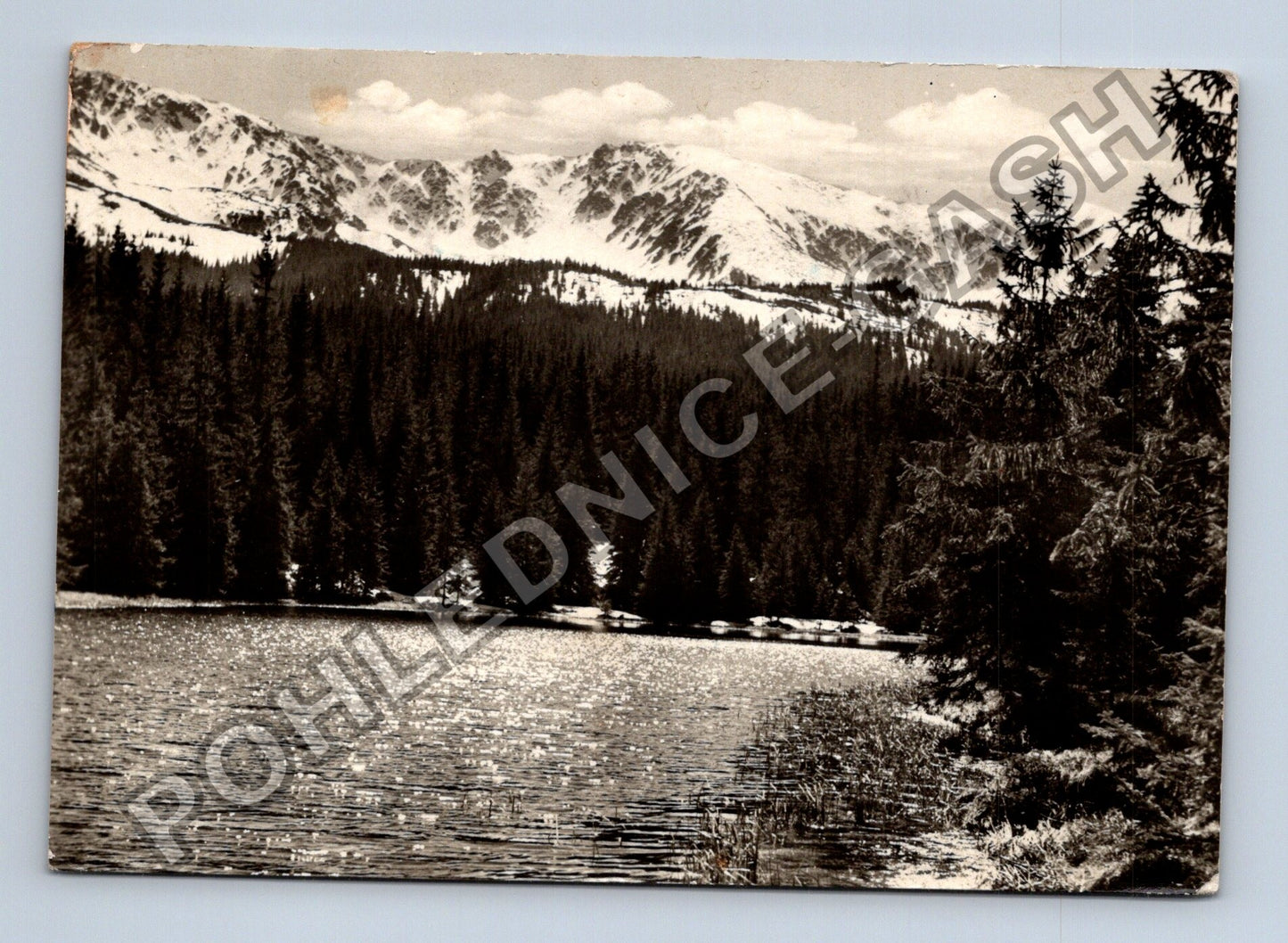 Pohlednice Jasná Vrbické pleso Nízké Tatry 1961 (M39627)