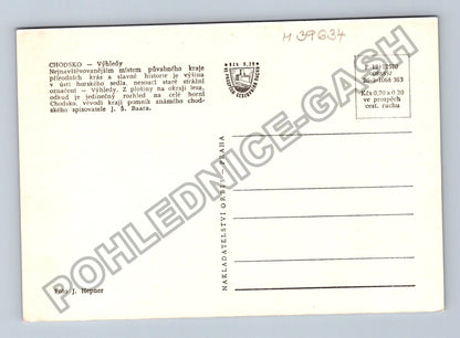 Pohlednice CHODSKO Výhledy pomník J Š Baara (M39634)