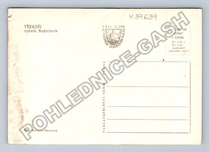 Pohlednice Třeboň rybník Rožmberk (M39639)