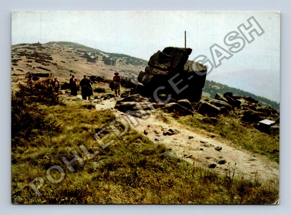 Pohlednice Krkonoše Vítkovice Harrachovy kameny 1961 (M39640)