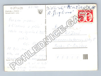 Pohlednice Kladruby u Vlašimi Rehabilitační ústav 1980 (M39650)