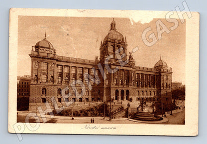 Pohlednice Praha Národní muzeum historický motiv (M3966)