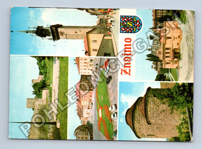 Pohlednice Znojmo koláž motivů 1981 (M39665)