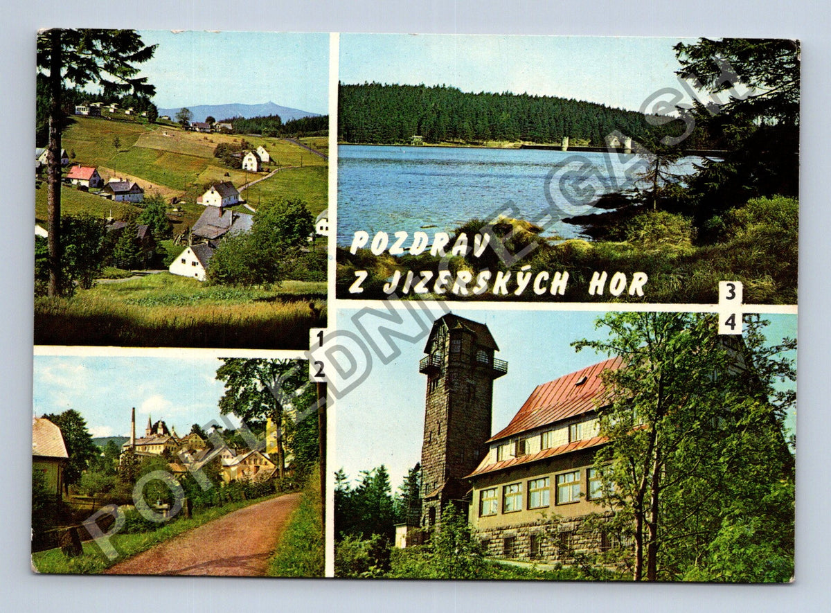 Pohlednice Jizerské hory Rudolof Janov Bedřichov Chata (M39669)