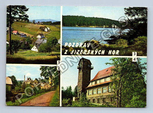 Pohlednice Jizerské hory Rudolof Janov Bedřichov Chata (M39669)