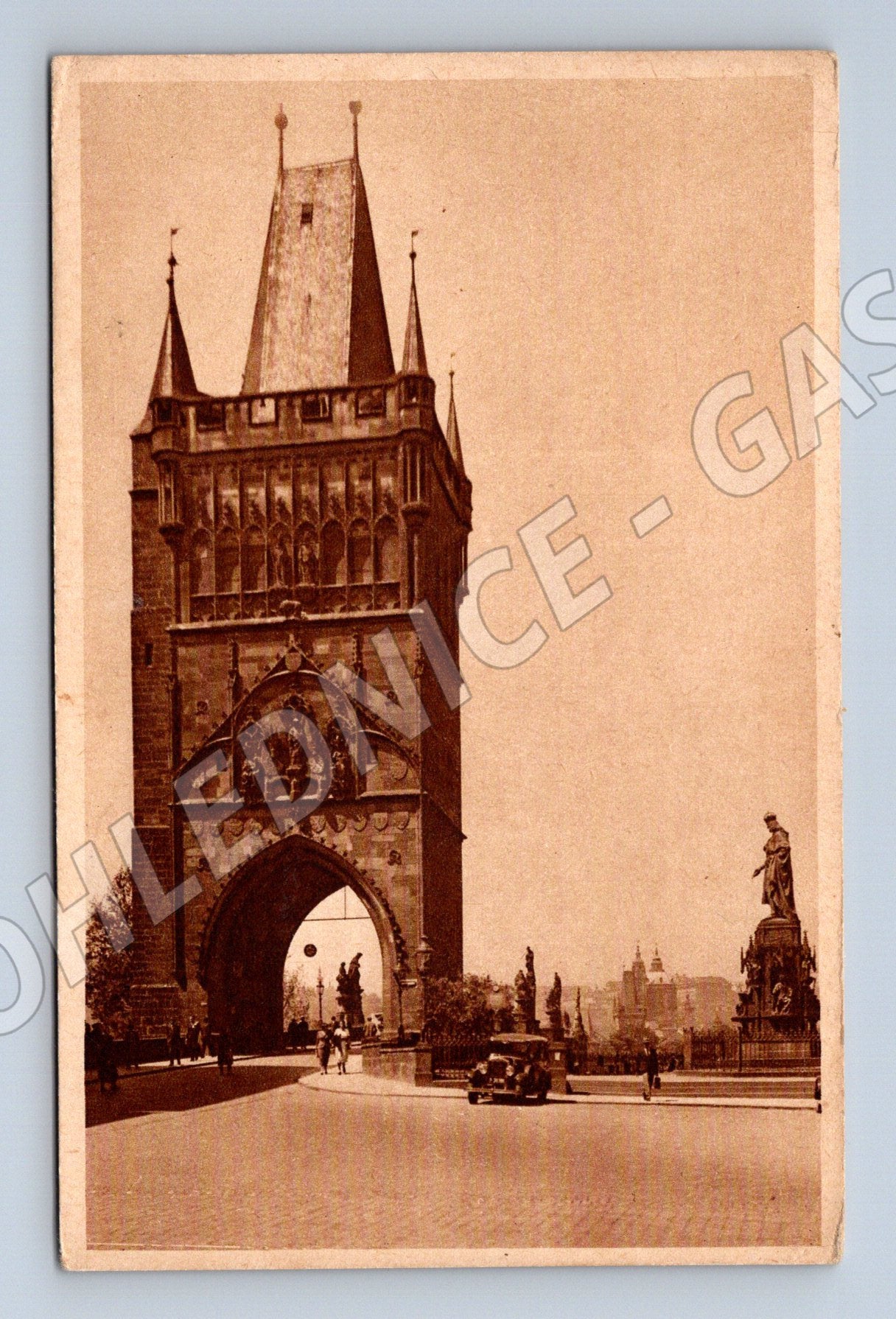 Pohlednice Praha Staroměstská mostecká věž historická (M3967)