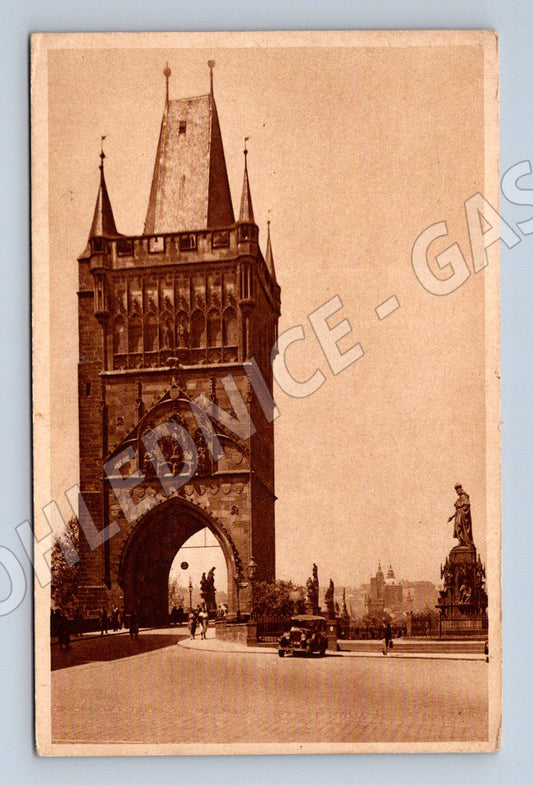 Pohlednice Praha Staroměstská mostecká věž historická (M3967)