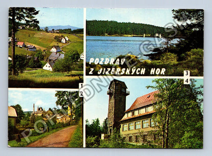 Pohlednice Pozdrav z Jizerských hor Rudolfov Janov Bedřichov (M39670)