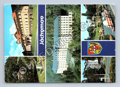 Pohlednice Jáchymov okres Karlovy Vary koláž motivů 1986 (M39676)