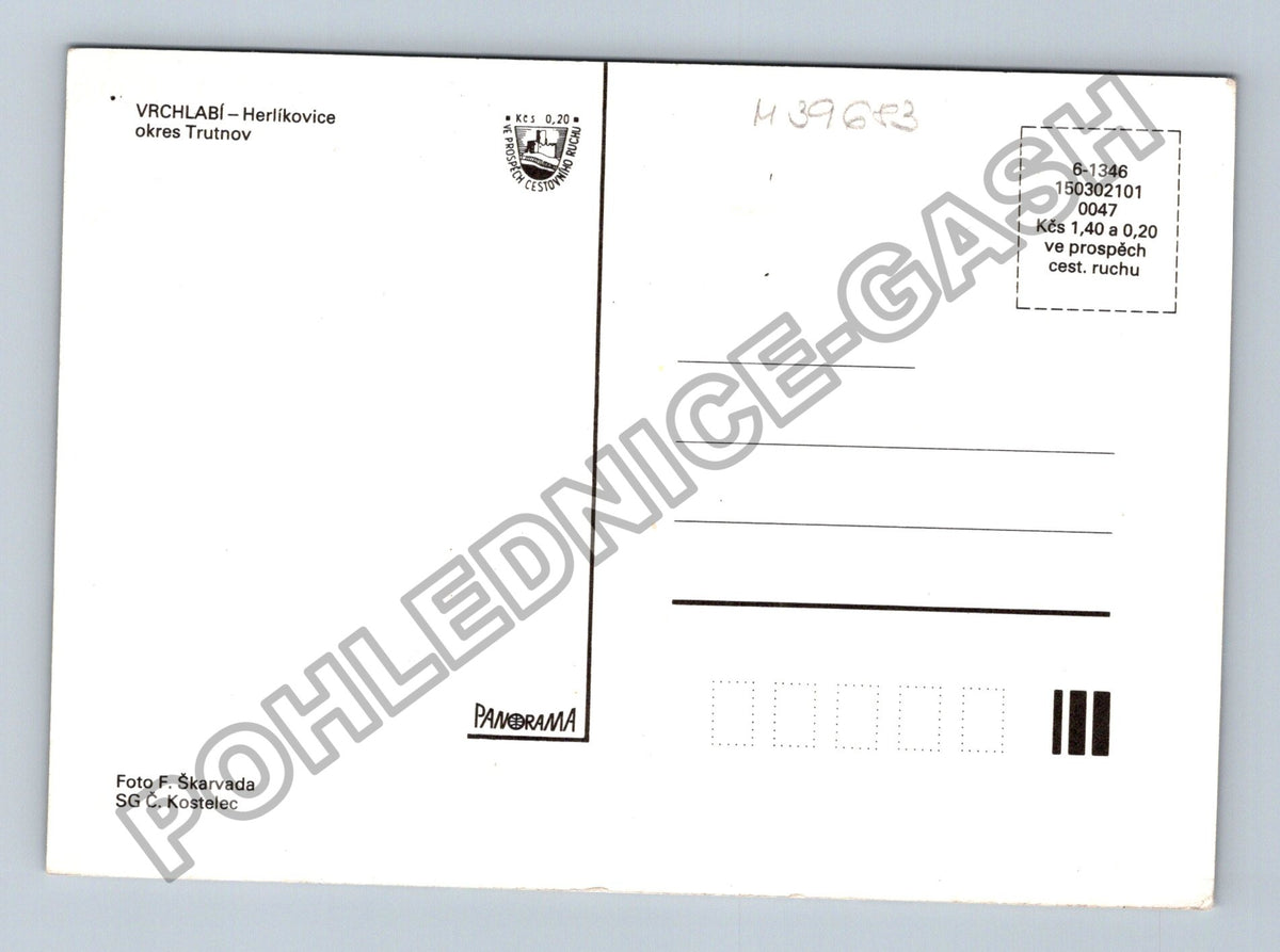 Pohlednice Vrchlabí Herlíkovice okres Trutnov koláž motivů (M39683)