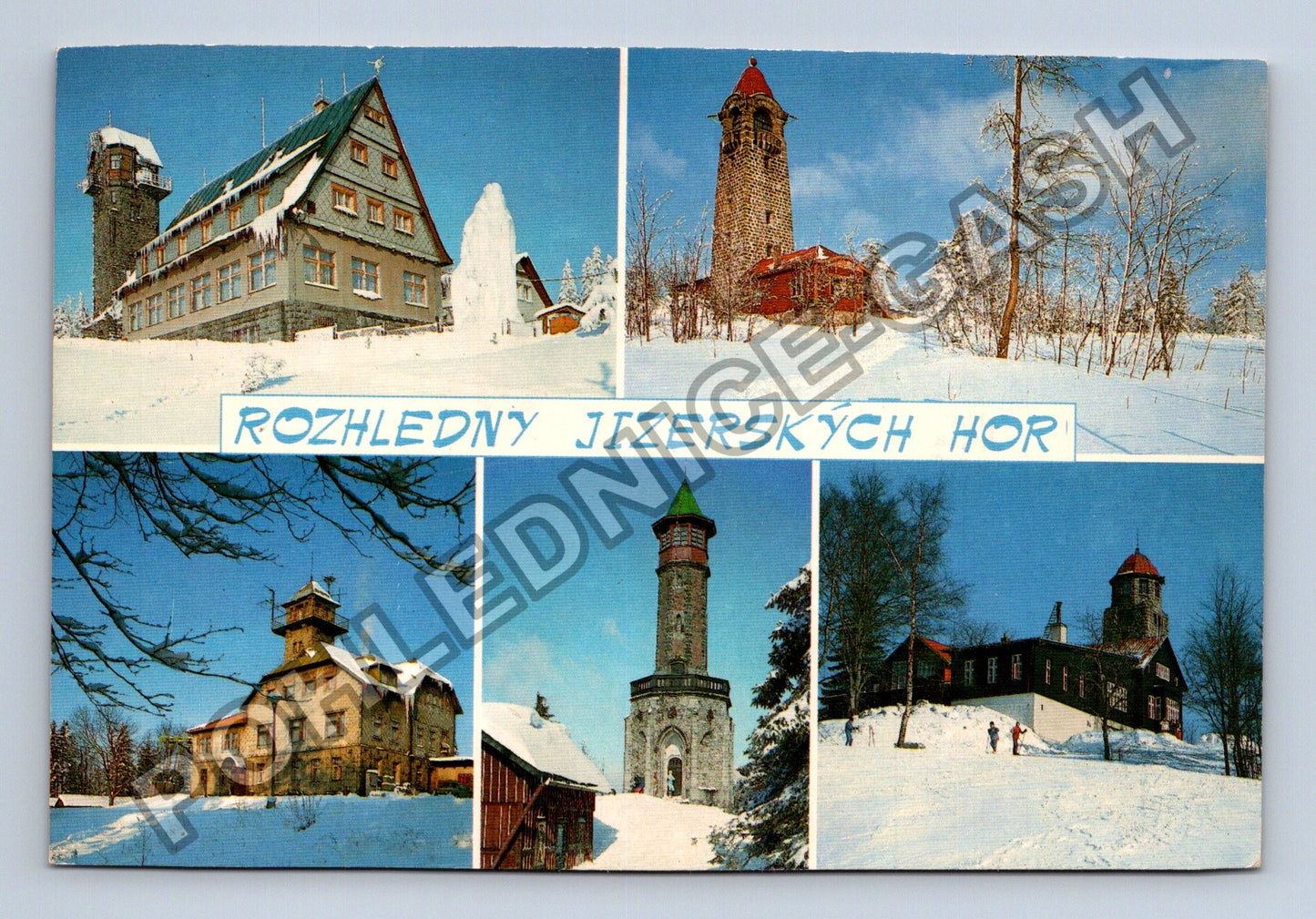 Pohlednice Rozhledny Jizerských hor Královka Černá Studnice (M39691)