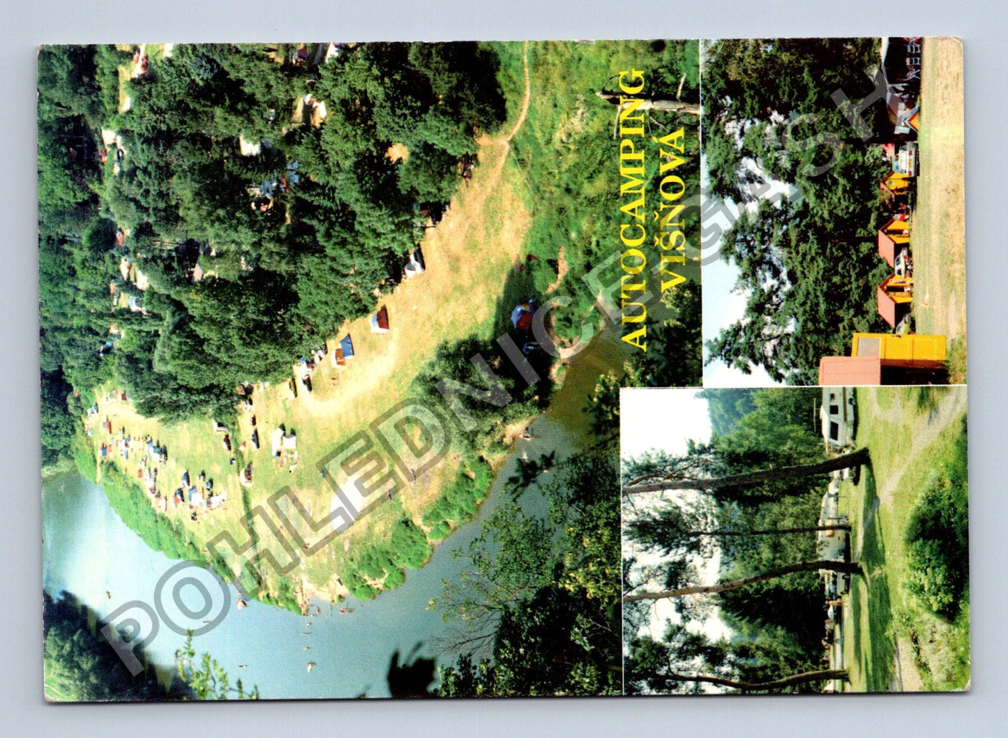 Pohlednice Višňová Autocamping koláž motivů (M39692)