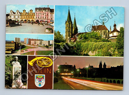 Pohlednice Kolín Náměstí Míru Kostel sv Bartoloměje (M39695)