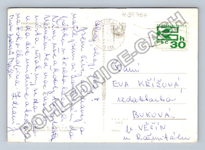 Pohlednice Mariánské Lázně Kolonáda Zpívající fontána (M39704)