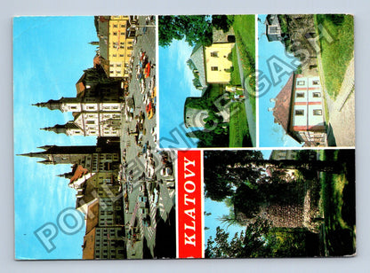 Pohlednice Klatovy náměstí Míru Půlkruhová bašta (M39707)