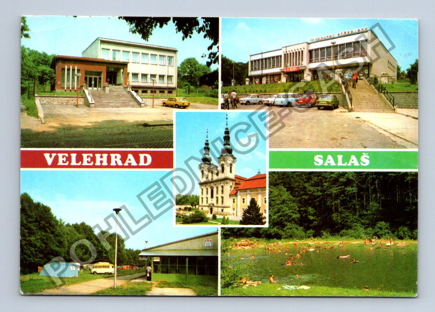 Pohlednice Velehrad Salaš koláž motivů (M39716)