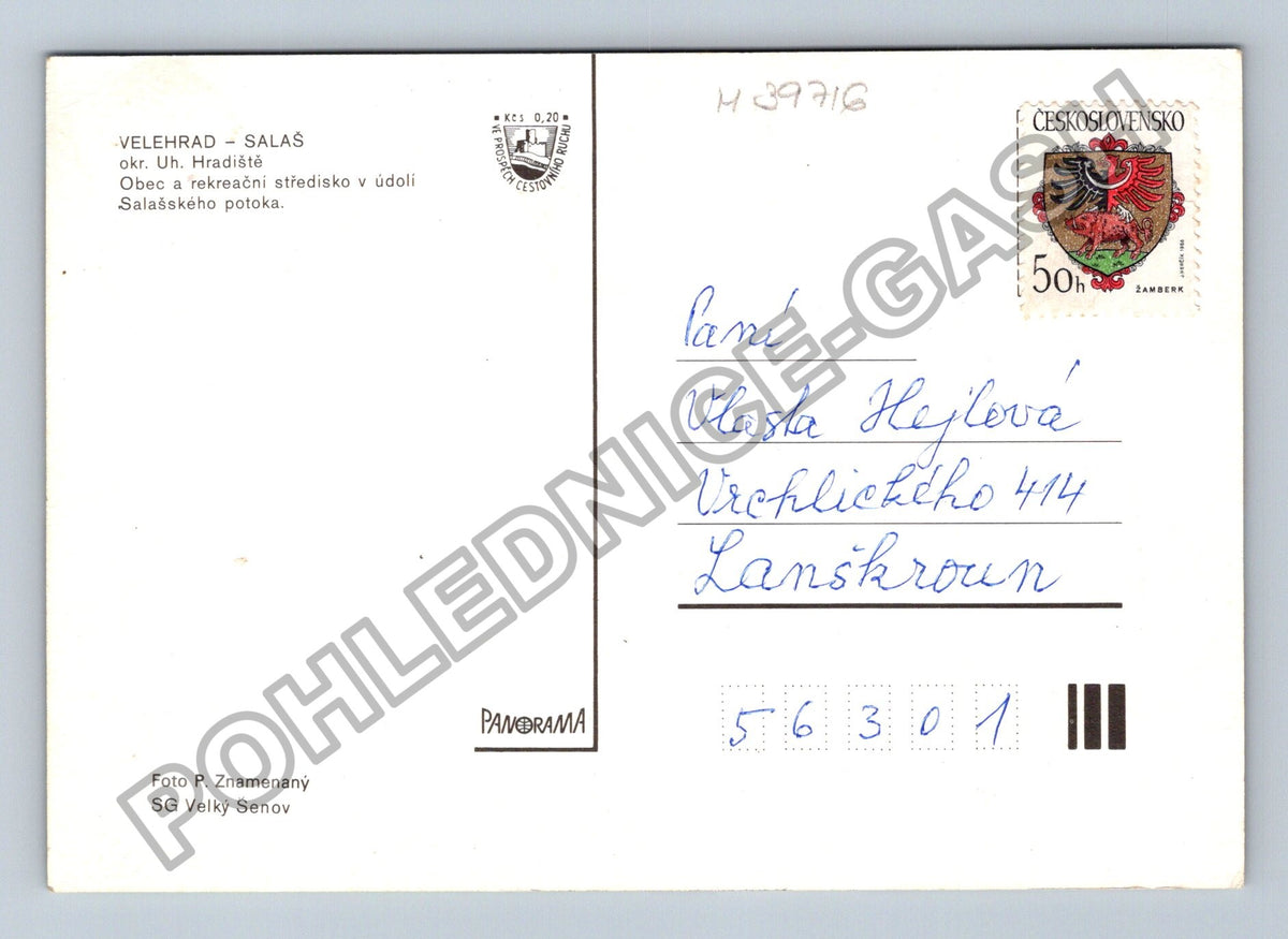 Pohlednice Velehrad Salaš koláž motivů (M39716)
