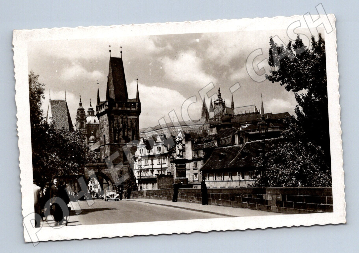 Pohlednice Praha Karlův most a Pražský hrad (M3972)