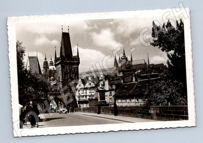 Pohlednice Praha Karlův most a Pražský hrad (M3972)