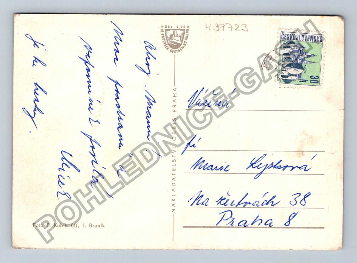 Pohlednice Krkonoše Strážné koláž zimních motivů (M39723)