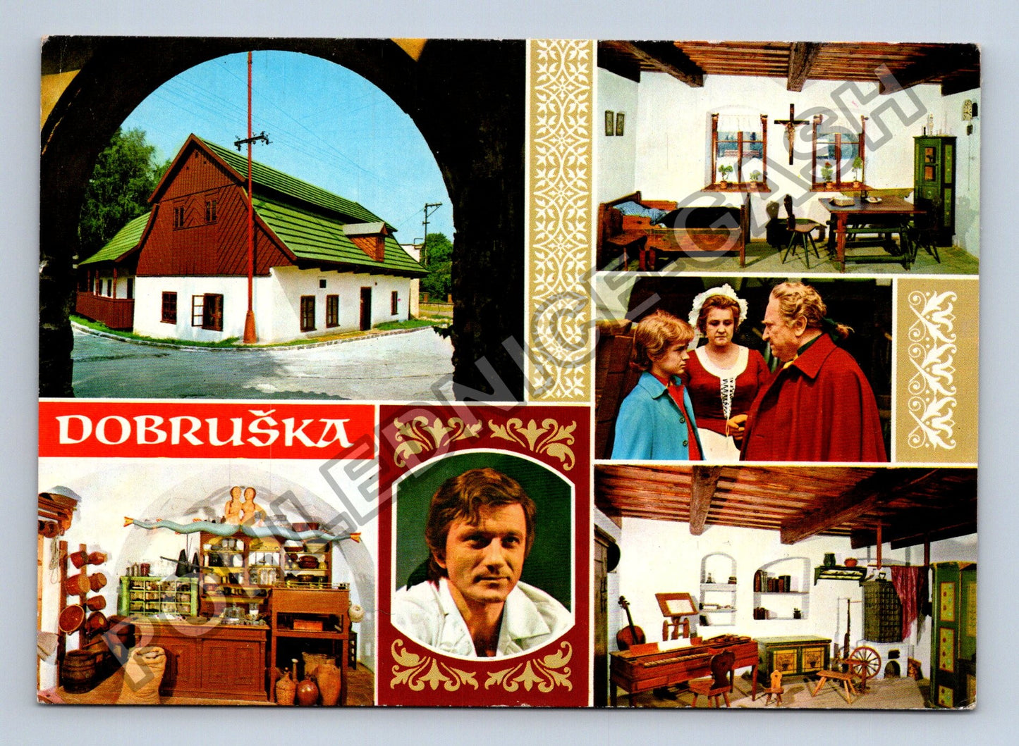 Pohlednice Dobruška koláž motivů F. L. Věk (M39727)