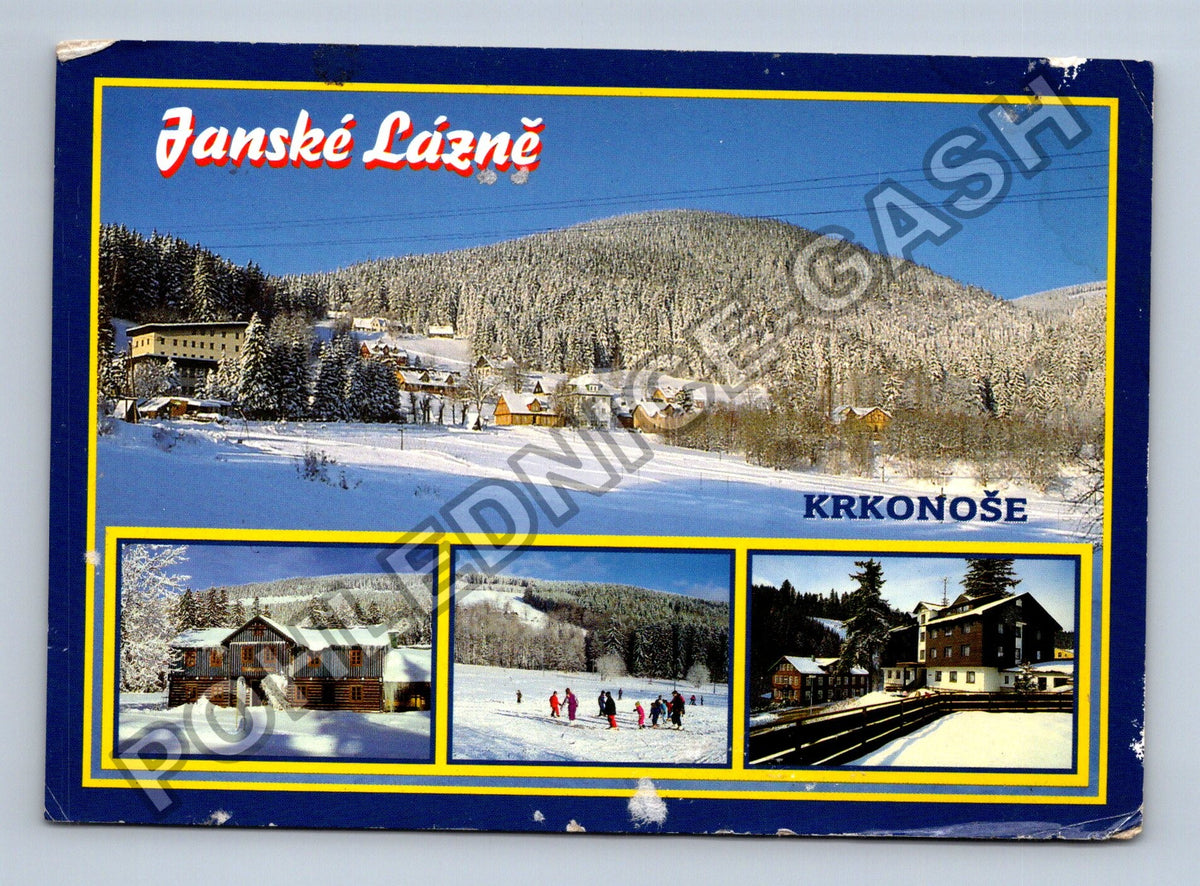 Pohlednice Janské Lázně Krkonoše zimní motivy (M39739)