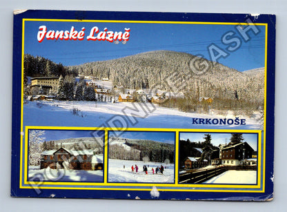 Pohlednice Janské Lázně Krkonoše zimní motivy (M39739)