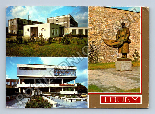 Pohlednice Louny okresní národní výbor Kulturní dům (M39742)
