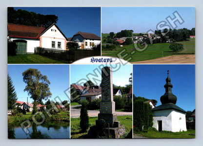 Pohlednice Svatava Kraj Vysočina koláž motivů (M39744)