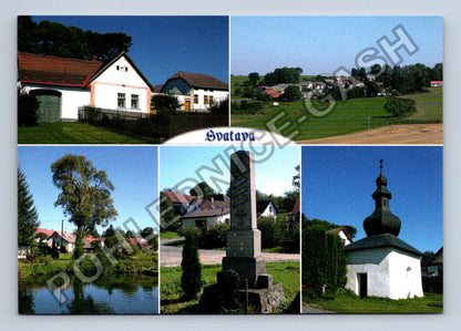 Pohlednice Svatava Kraj Vysočina koláž motivů 2006 (M39745)