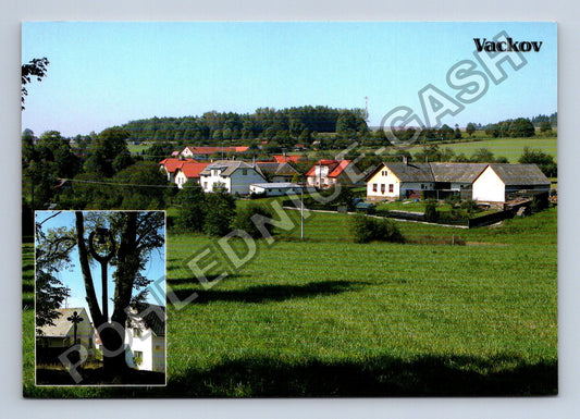Pohlednice Vackov Kraj Vysočina koláž motivů 2006 (M39746)