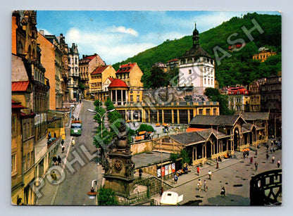 Pohlednice Karlovy Vary Tržní kolonáda (M39759)