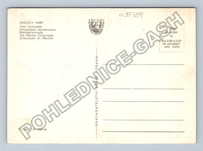 Pohlednice Karlovy Vary Tržní kolonáda (M39759)