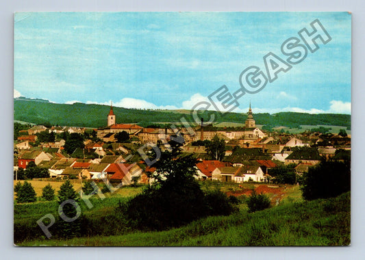 Pohlednice Lanškroun celkový pohled 1987 (M39760)