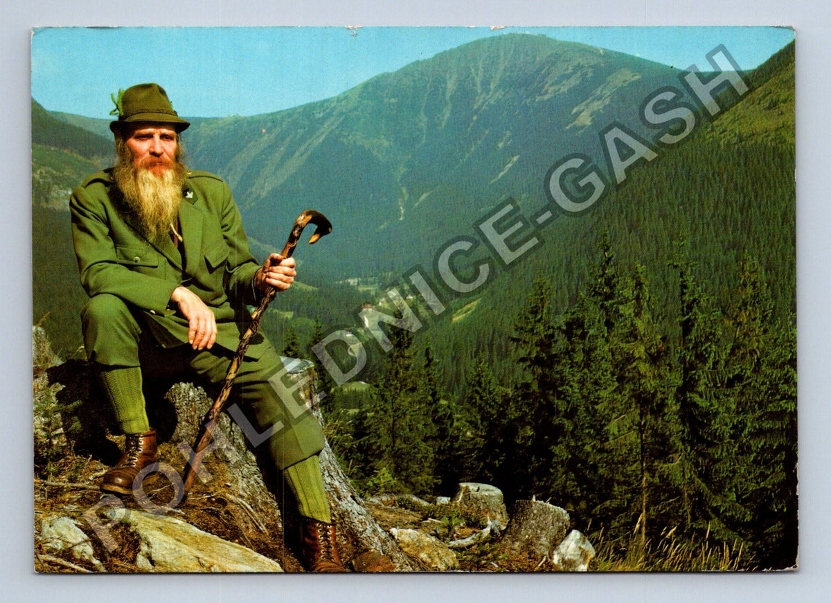 Pohlednice Krkonoše Krakonoš vládce hor (M39761)