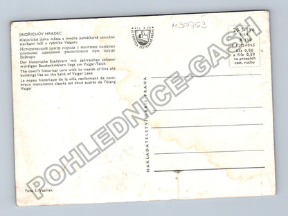 Pohlednice Jindřichův Hradec letecký pohled (M39763)