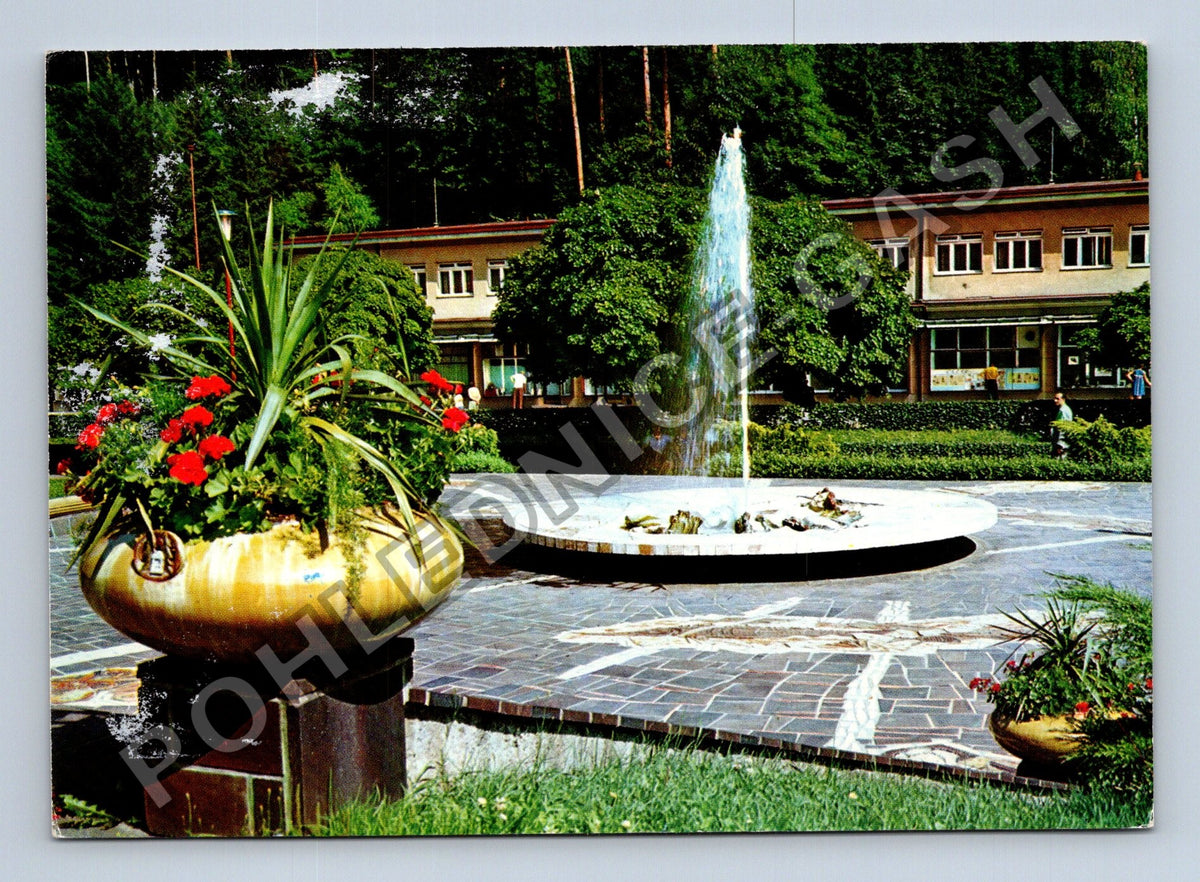 Pohlednice Luhačovice Bruselská fontána (M39767)