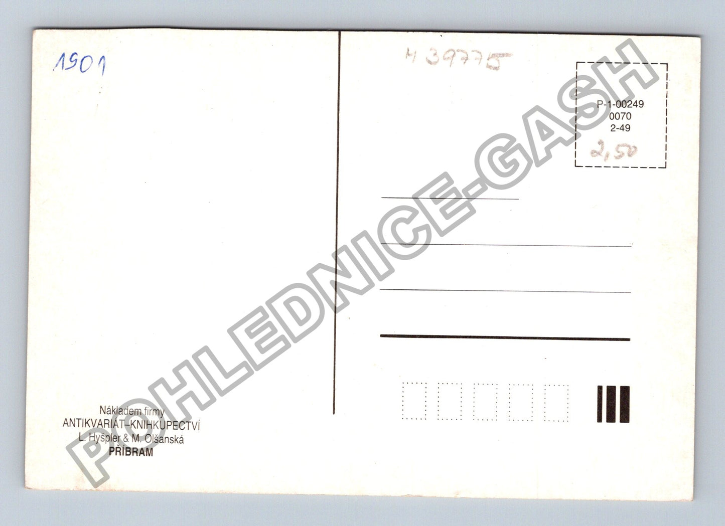 Pohlednice Příbram Plzeňská ulice (M39775)
