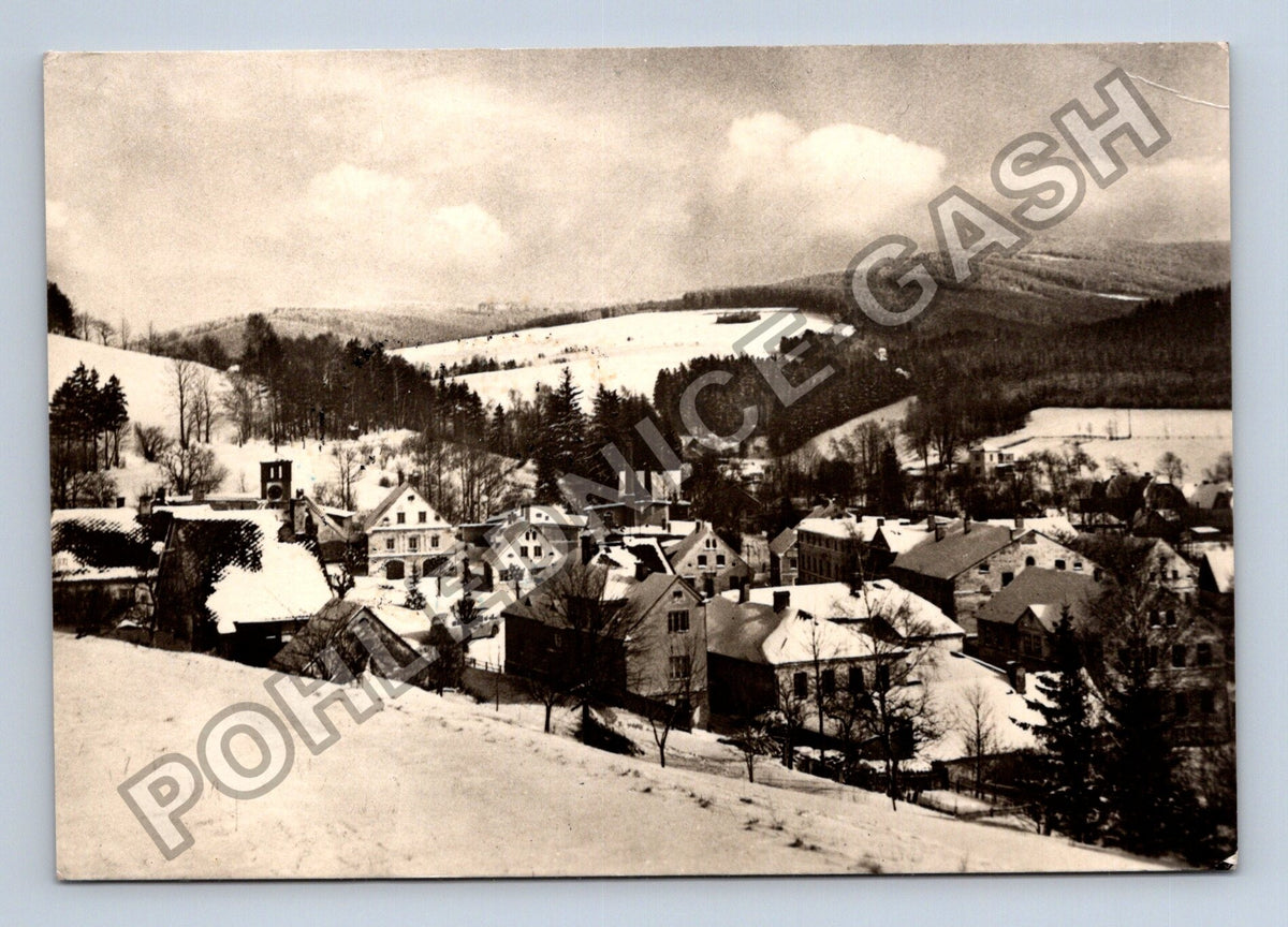Pohlednice Olešnice v Orlických horách zimní krajina (M39780)