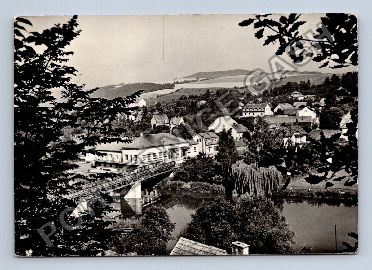 Pohlednice Chocerady celkový pohled hotel Ostende (M39785)