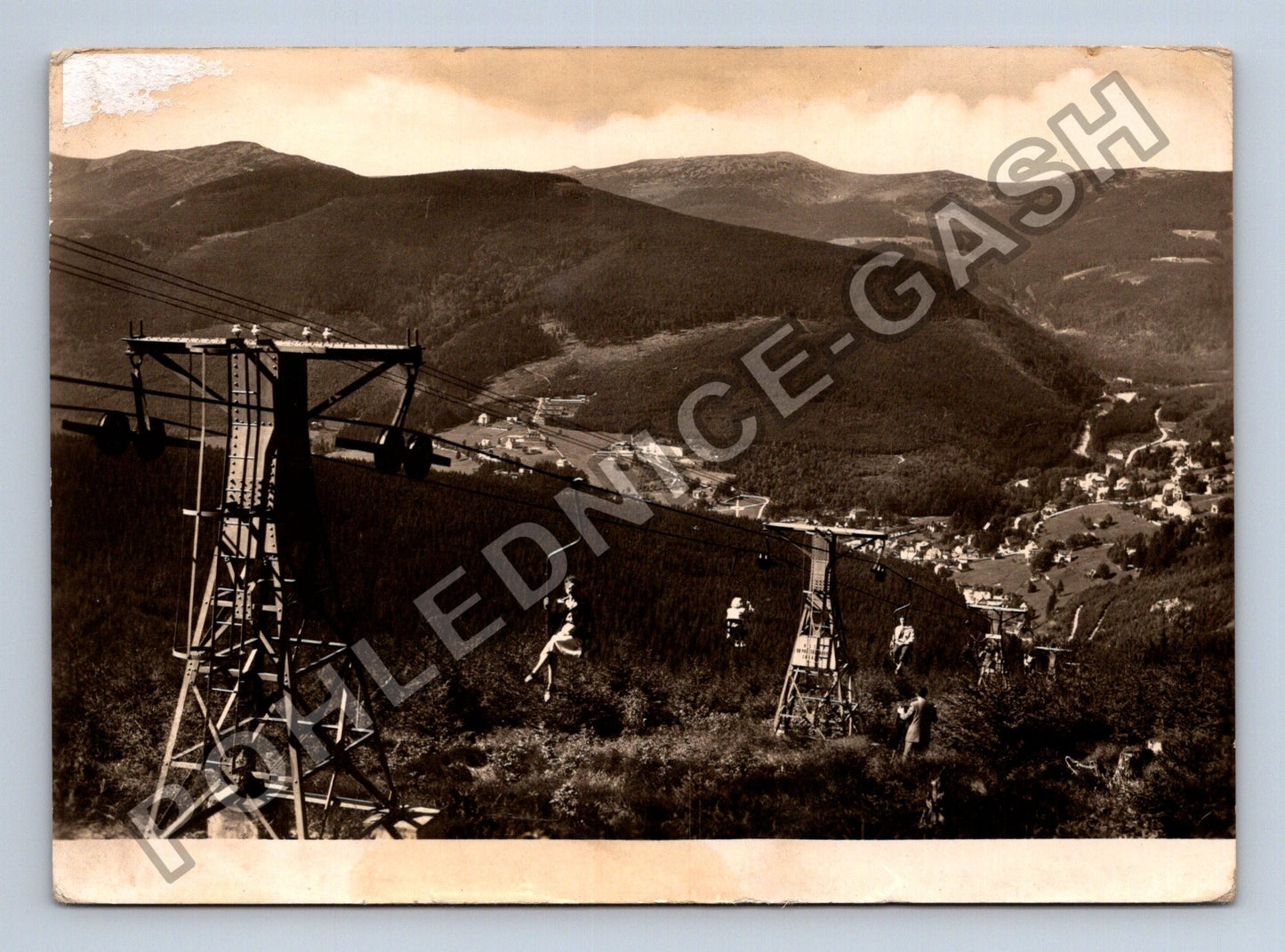 Pohlednice Krkonoše Špindlerův Mlýn Lanovka na Pláň (M39787)
