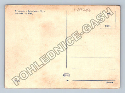 Pohlednice Krkonoše Špindlerův Mlýn Lanovka na Pláň (M39787)