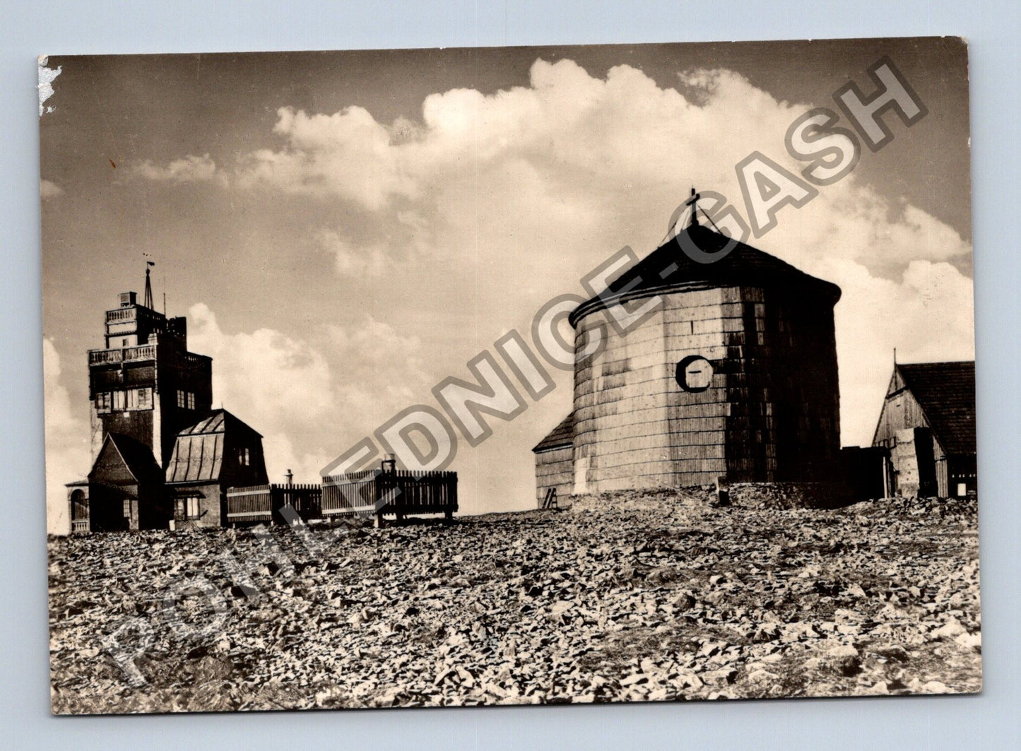 Pohlednice Krkonoše vrchol Sněžky kaple sv Vavřince (M39789)