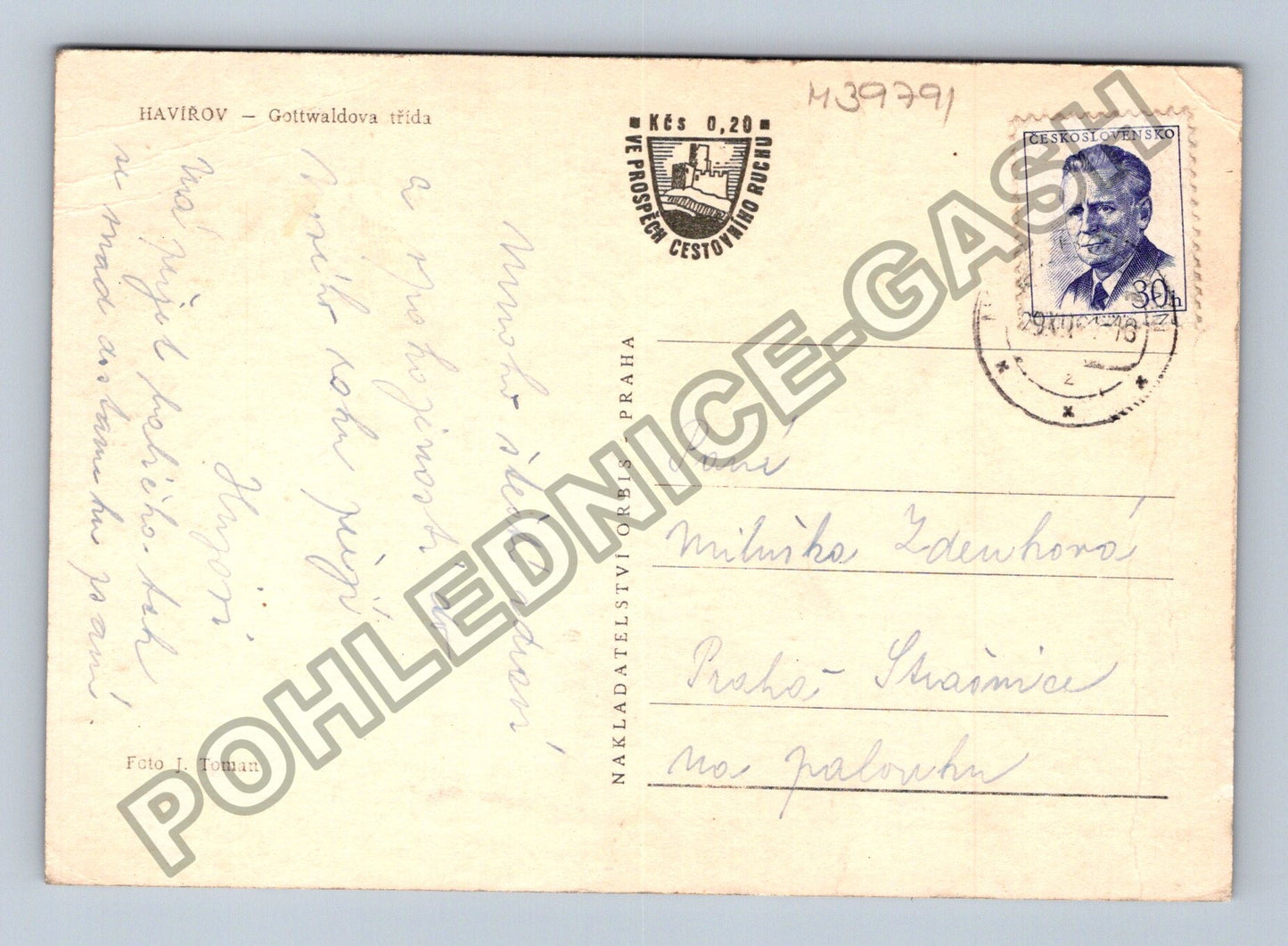 Pohlednice Havířov Gottwaldova třída (M39791)