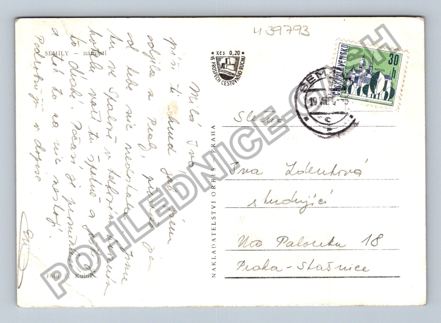 Pohlednice Semily náměstí (M39793)